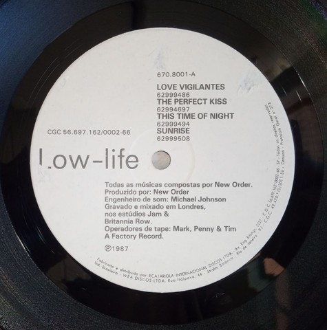 New Order Low Life 12 Album Nacional Hobbies E Colecoes Vila Guilhermina Sao Paulo Olx