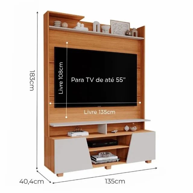 Home Master Permobili, Para Tvs ate 55" (Novo) - Foto 4