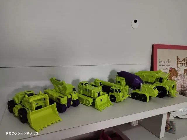 Transformers linha Combine Wars - Constructicons (Decepticons). - Foto 6