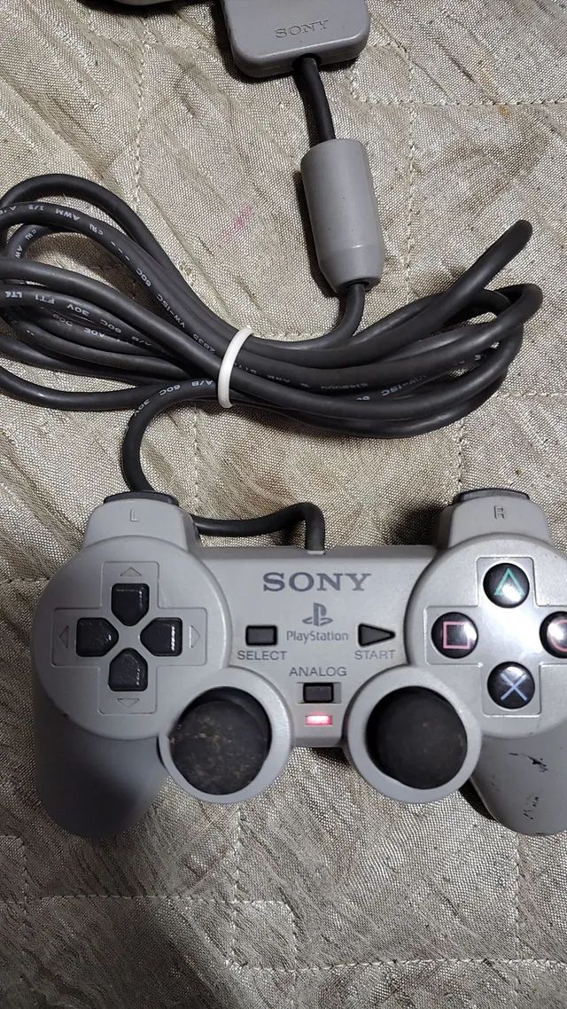 Controle Playstation 1 Ps One Novo PLayers Rosa - Black Games