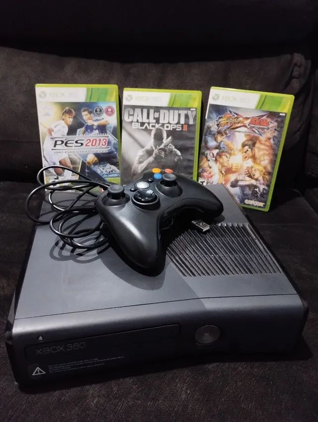 Xbox 360 Super Slim Vídeo Game Completo Com Nota Fiscal E Garantia
