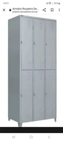 Roupeiro de aço com 6 portas grandes( só novos  )veja preços na Descrição - Foto 2