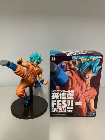 ESTÁTUA DRAGON BALL SUPER GOKU SUPER SAYAJIN GOD FES BANPRESTO