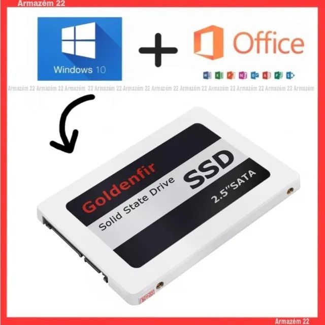 SSD Instalação a domicilio com Windows e office  - Foto 4