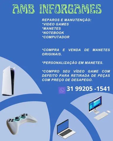 Manutenção consoles e manetes - Videogames - Teixeira Dias (Barreiro), Belo  Horizonte 1255115692