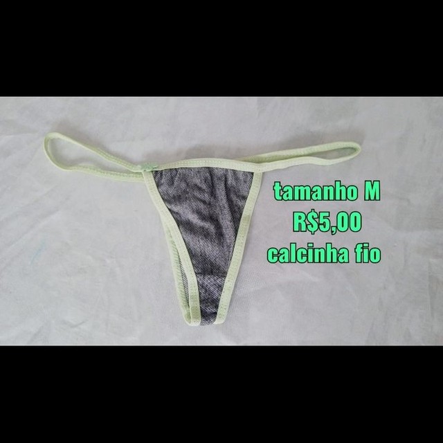 Calcinha tamanho M modelo fio dental e modelo normal  conforto e qualidade 