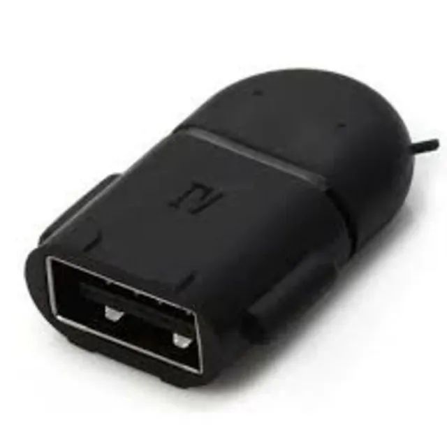 Adaptador Preto Otg V8 Para USB Android Robô Para Celular e Tablet - Foto 5