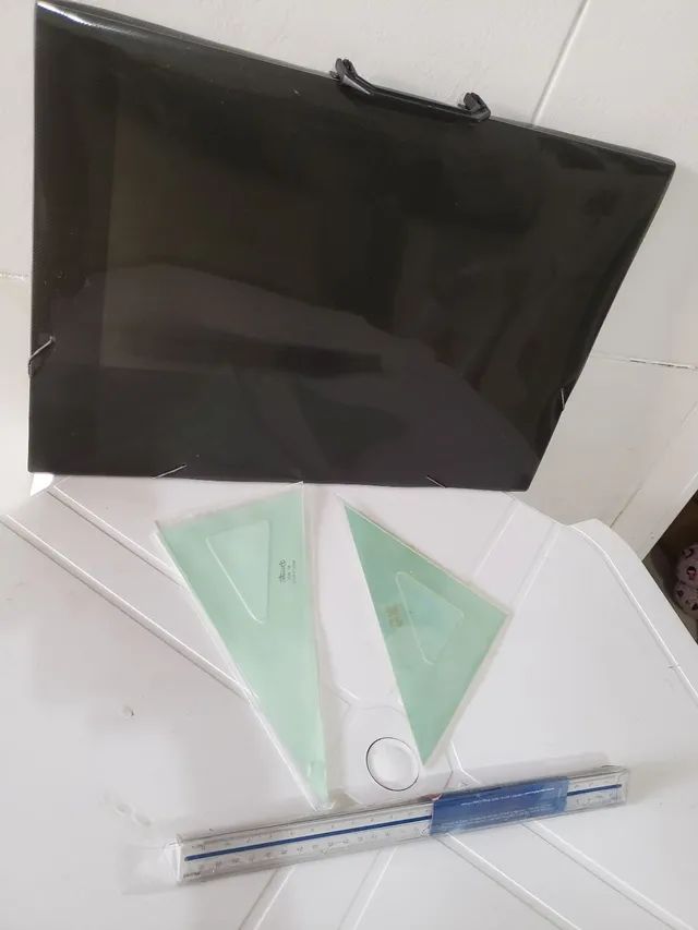 Maleta Com Alça, Esquadros E Escalímetro  - Foto 2