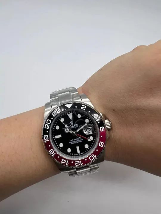 Rolex GMT Master II Coca Cola - Preto e Vermelho - Foto 3