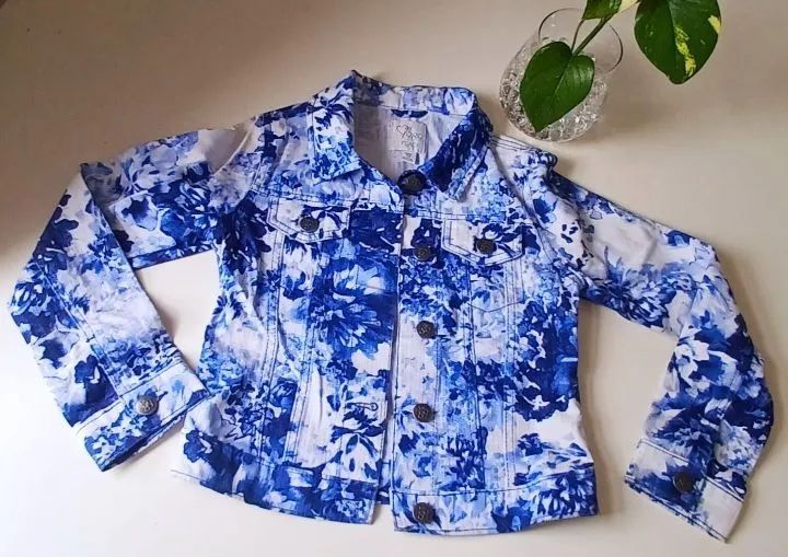 Jaqueta floral 7 anos 