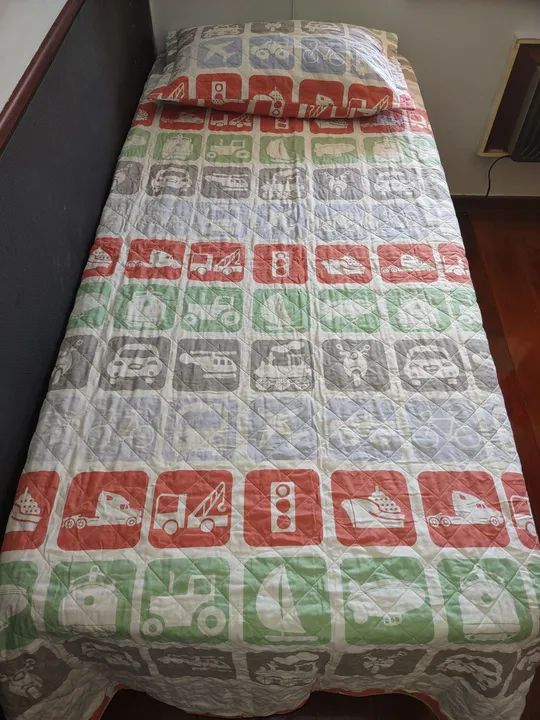 Kit cama solteiro infanto- juvenil MMartan 