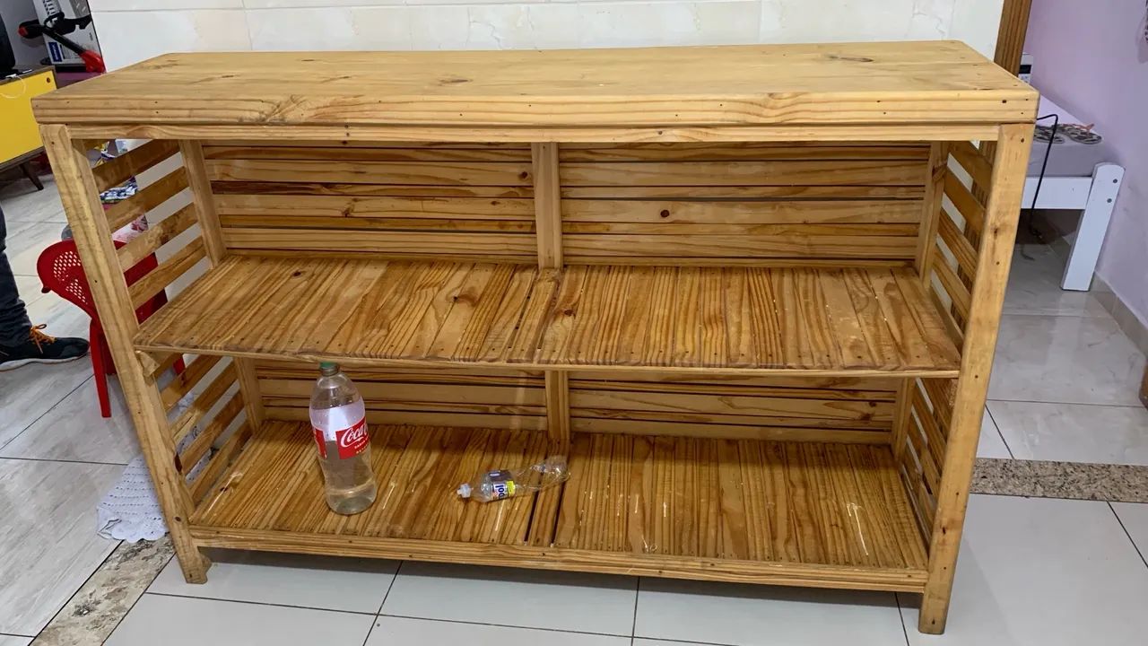 Estante de madeira para comércio - Foto 4