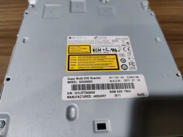 Gravador E Leitor De Dvd E Cd 24x E 48x Sata Pc Cpu Desktop - Foto 2