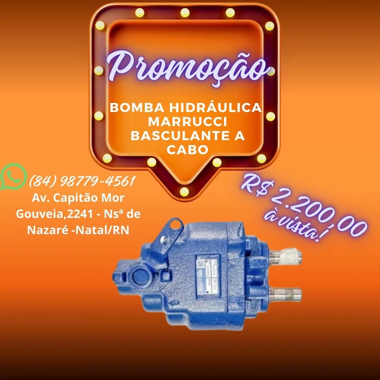 Bomba hidráulica para basculantes -nova