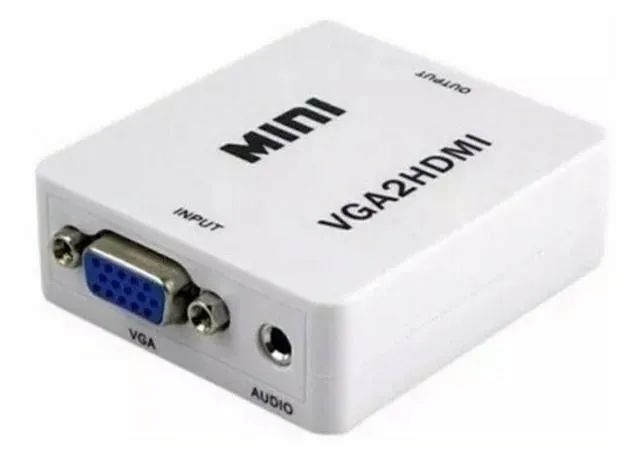 Adaptador  Entrada hdmi para saida vga sem p2 - Foto 2