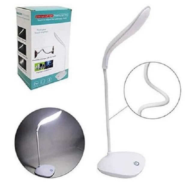 Luminária De Mesa Articulável Abajur Led Estudo