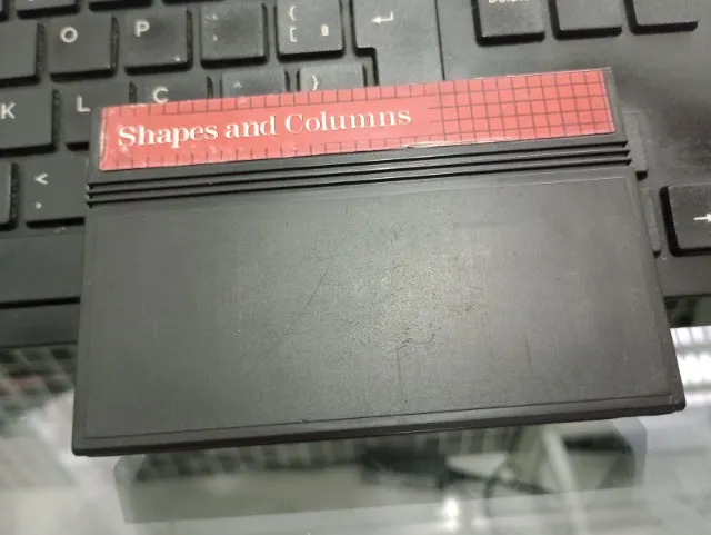 Shapes and Columns Master System Jogo Original Tec Toy Game