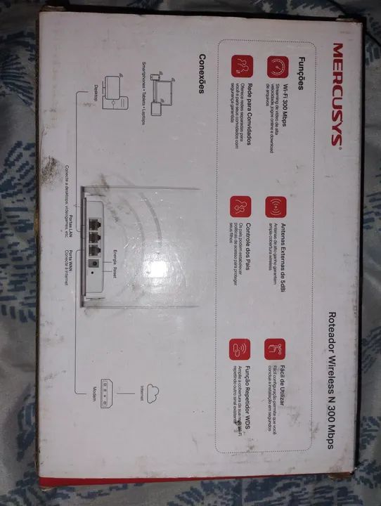 Roteador Wireless N 300Mbps Mercusys MW301R - Foto 2