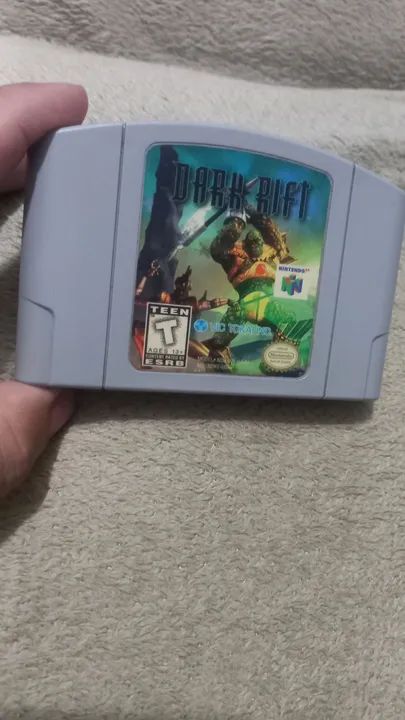 Fita de Nintendo 64 dark rift  original 