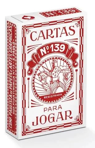 copag baralho 139 retrô vermelho - Foto 2