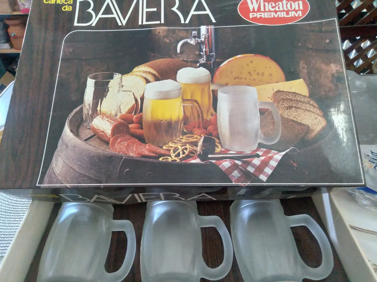 Jogo de Canecas de Cerveja Baviera - Wheaton Premium