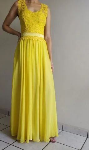 Vestido amarelo aluguel  - Foto 3
