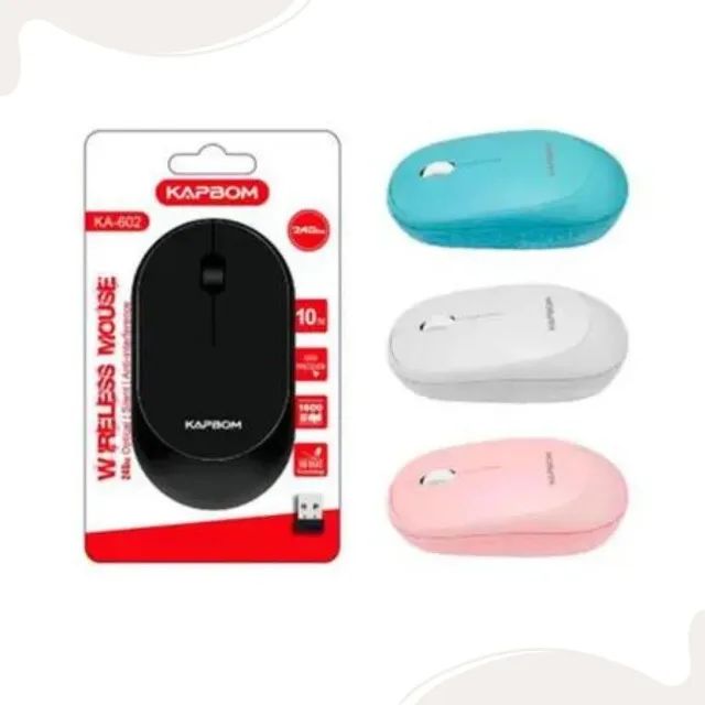 Mouse sem fio Kapbom