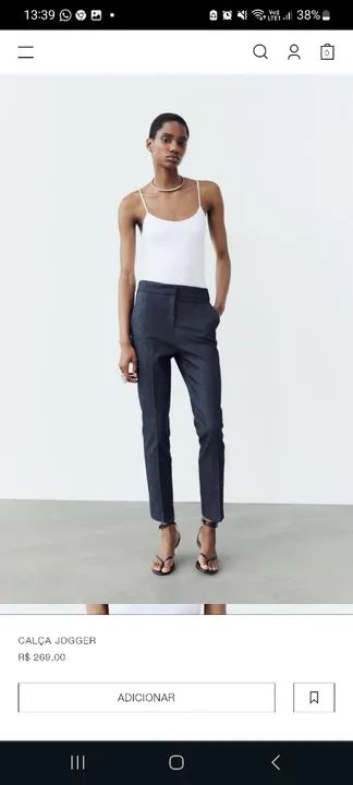 Calça zara tam m - Foto 3