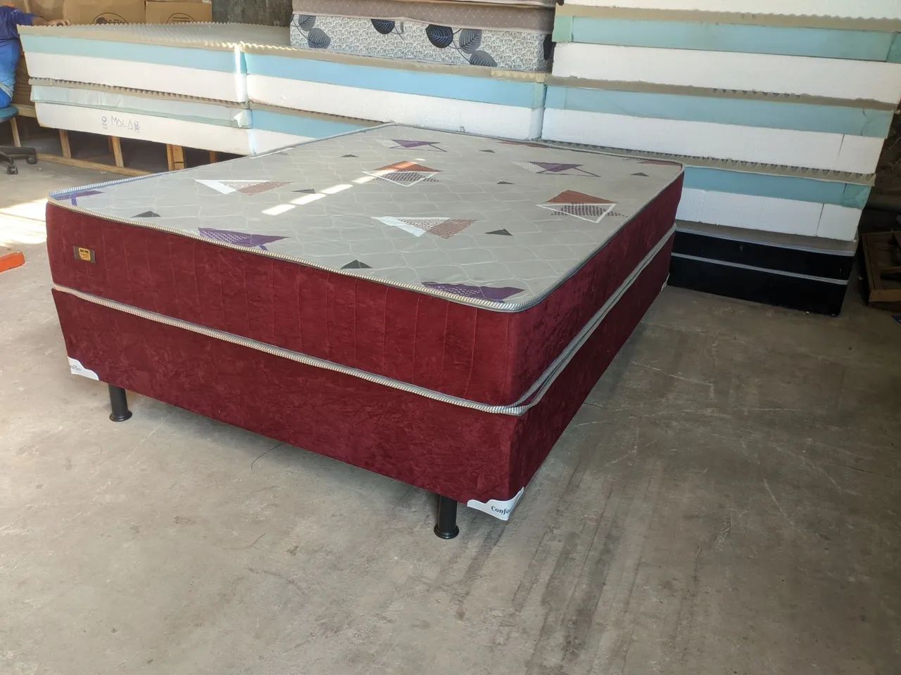 Camas De Fábrica, separa a base do colchão. Preço de fábrica  - Foto 2