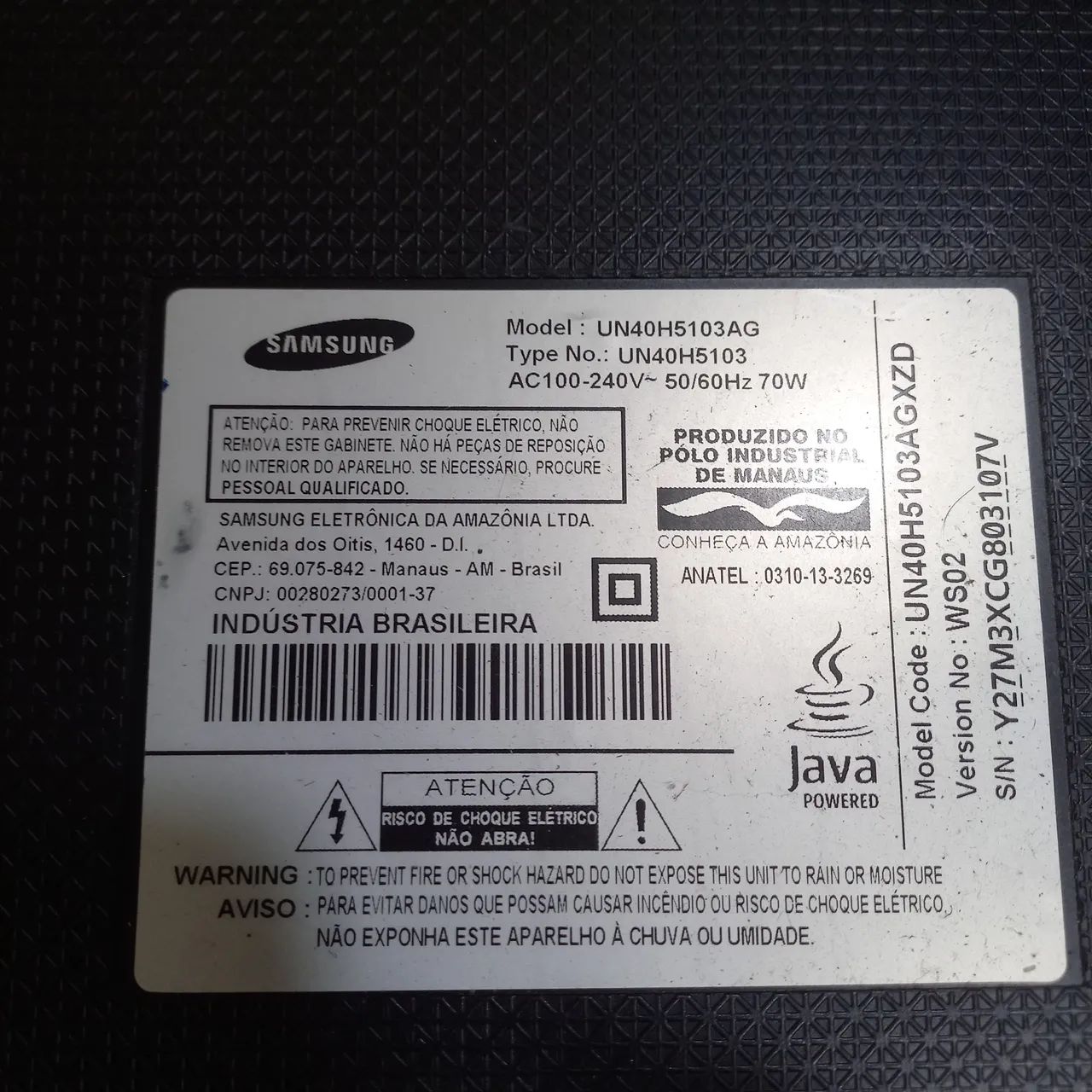 Placa principal samsung UN40H5103 - Foto 5