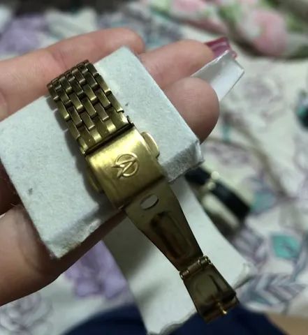 Relogio de pulso, dourado - Foto 3