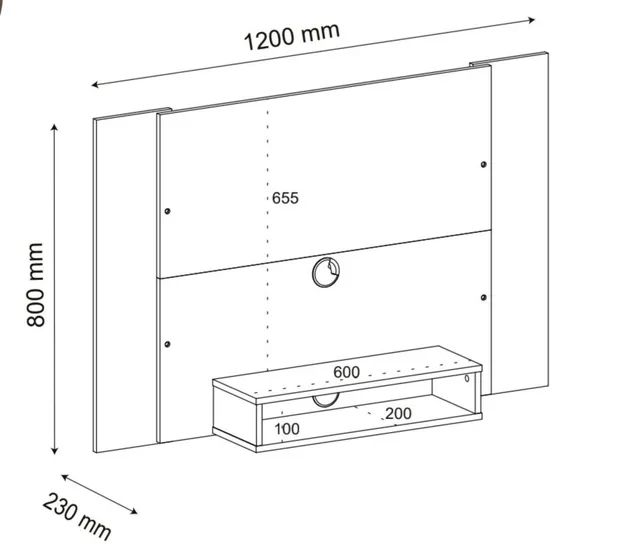 Painel Para TV Até 42 Polegadas  - Foto 4