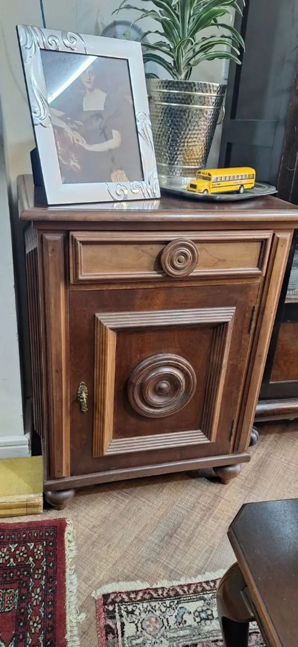 Antigo Móvel em Msdeira Nobre 85 cm alt. - Hack/Mesa - Foto 5