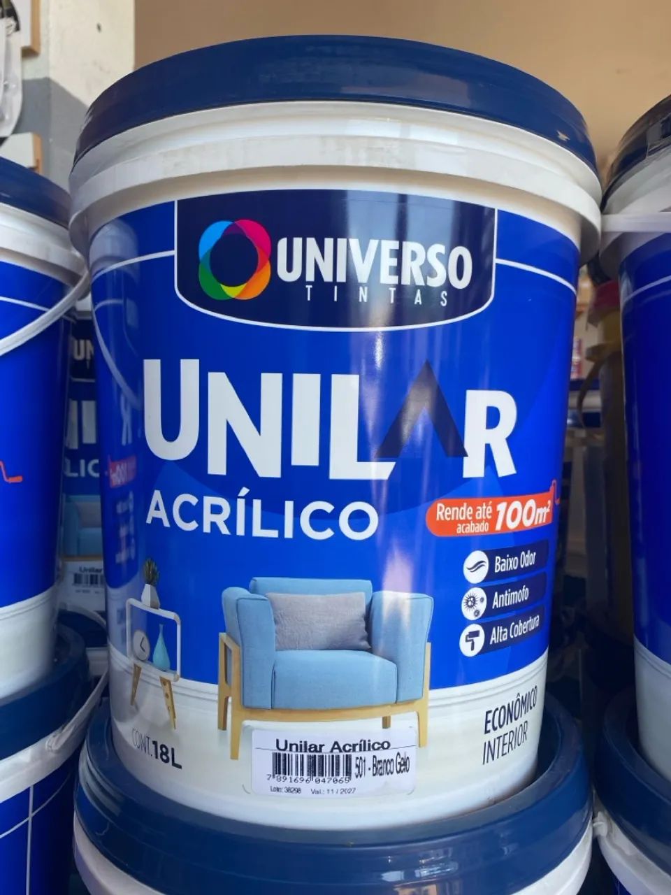 Tinta Acrílica Interior Premium Universo 18L - Foto 3