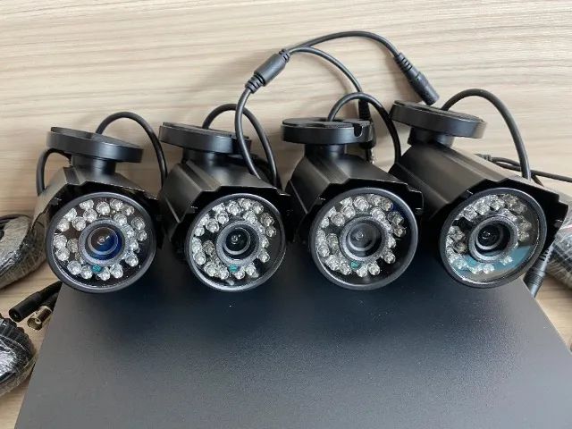 Kit Completo de Segurança - DVR + 4 Câmeras Infra Vision Hd 720p - Novo na Caixa - Foto 6