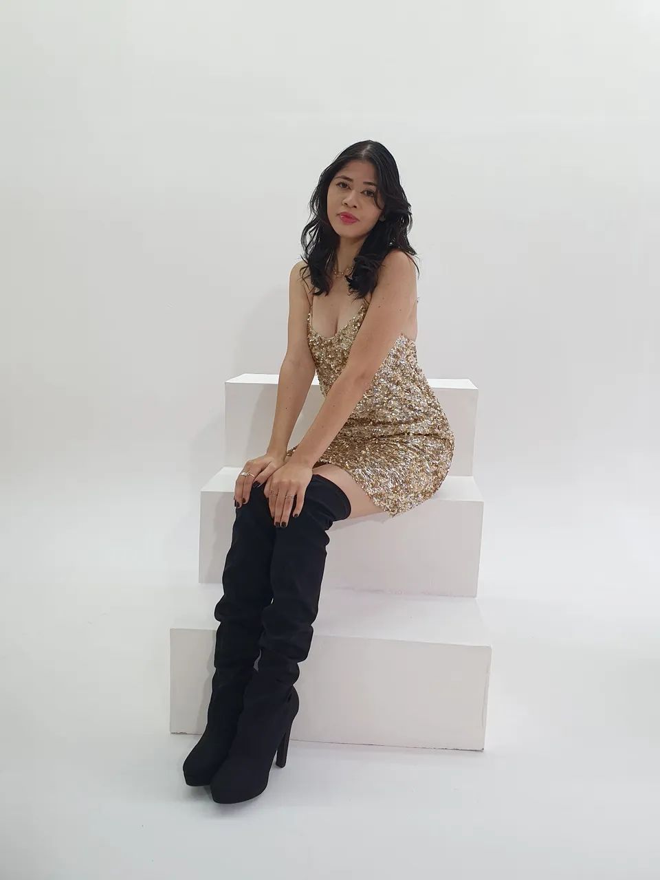 Vestido dourado - Foto 2