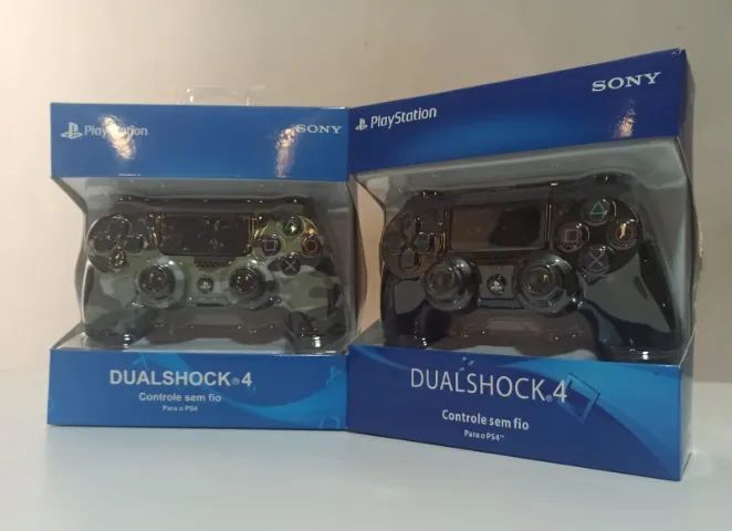 Controle para PS4 com p2 para fone, saída de som e bluetooth, 1ª linha, novo,aceito cartão - Foto 2