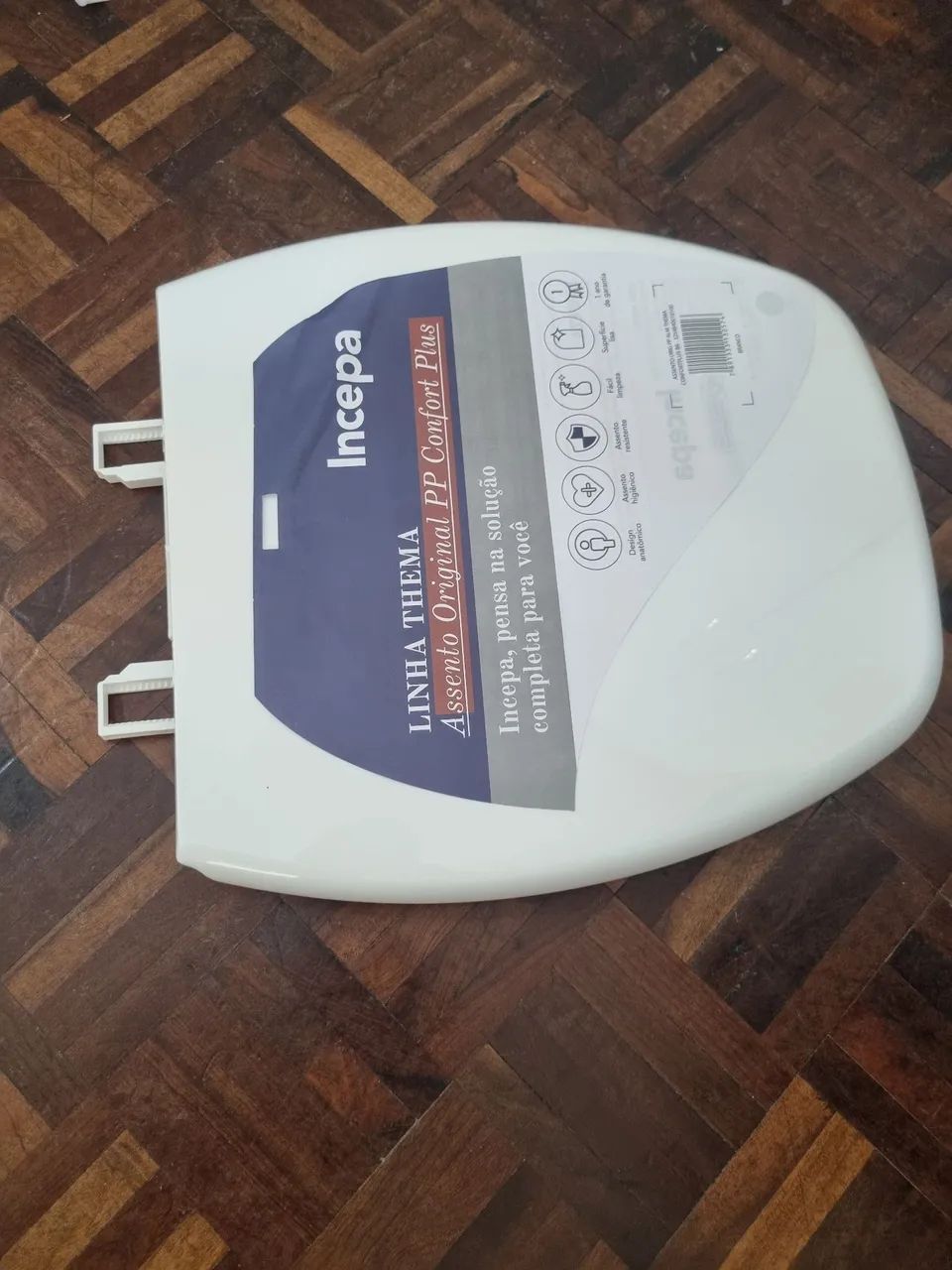 Assento para vaso sanitário Incepa PP Confort Plus