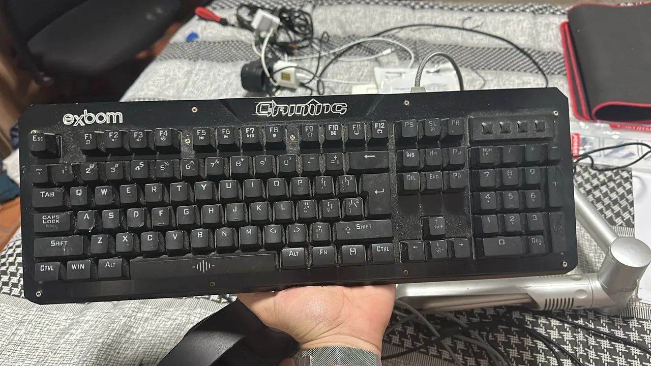 Teclado Gamer Exbom com Iluminação RGB - Foto 3
