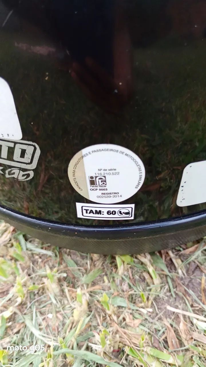 Capacete semi novo tamanho 60 - Foto 3