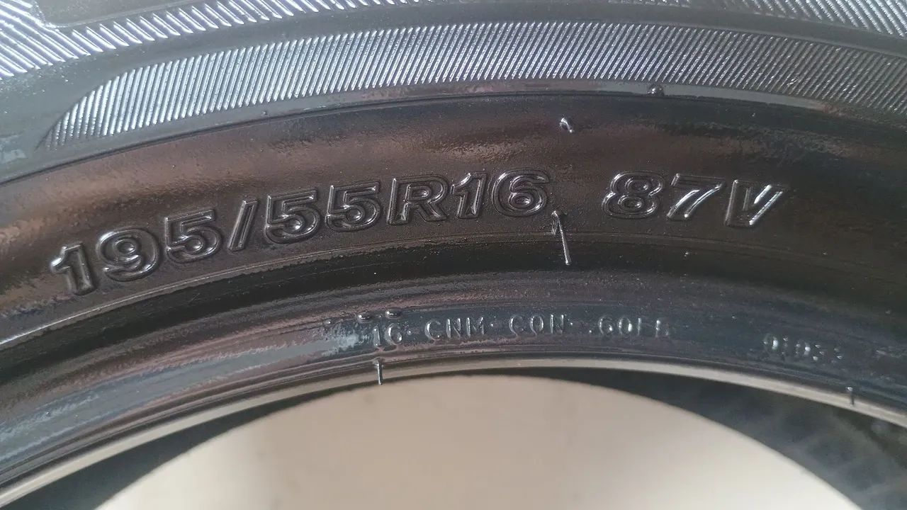 Pneu Bridgestone 195/55/16 peneu - Foto 3