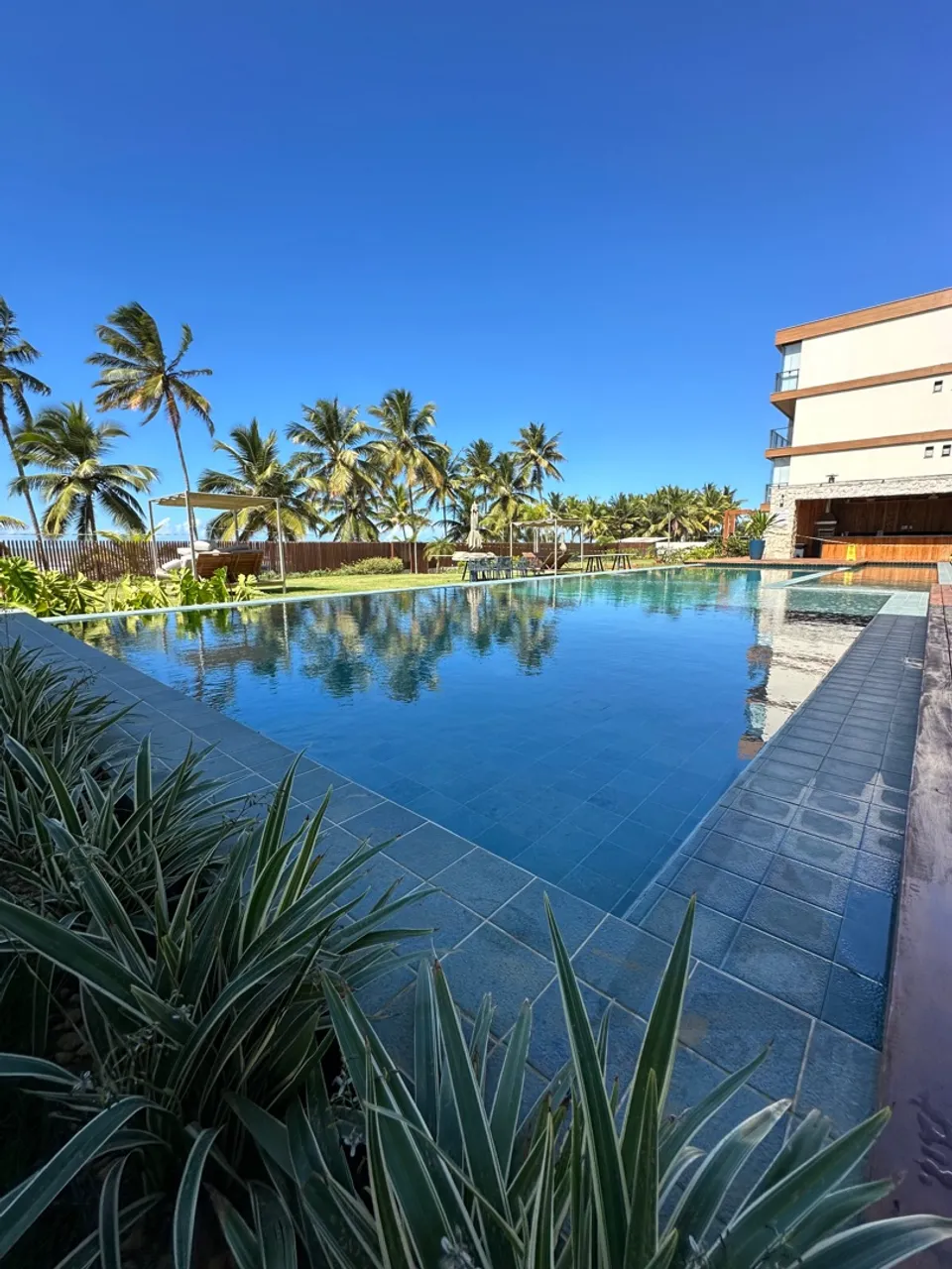 Apartamento com acesso à praia