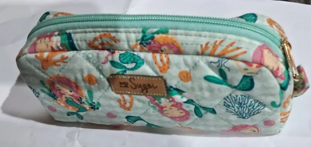 Vendo 05 Estojos Multifuncional Meia Lua Artesanal