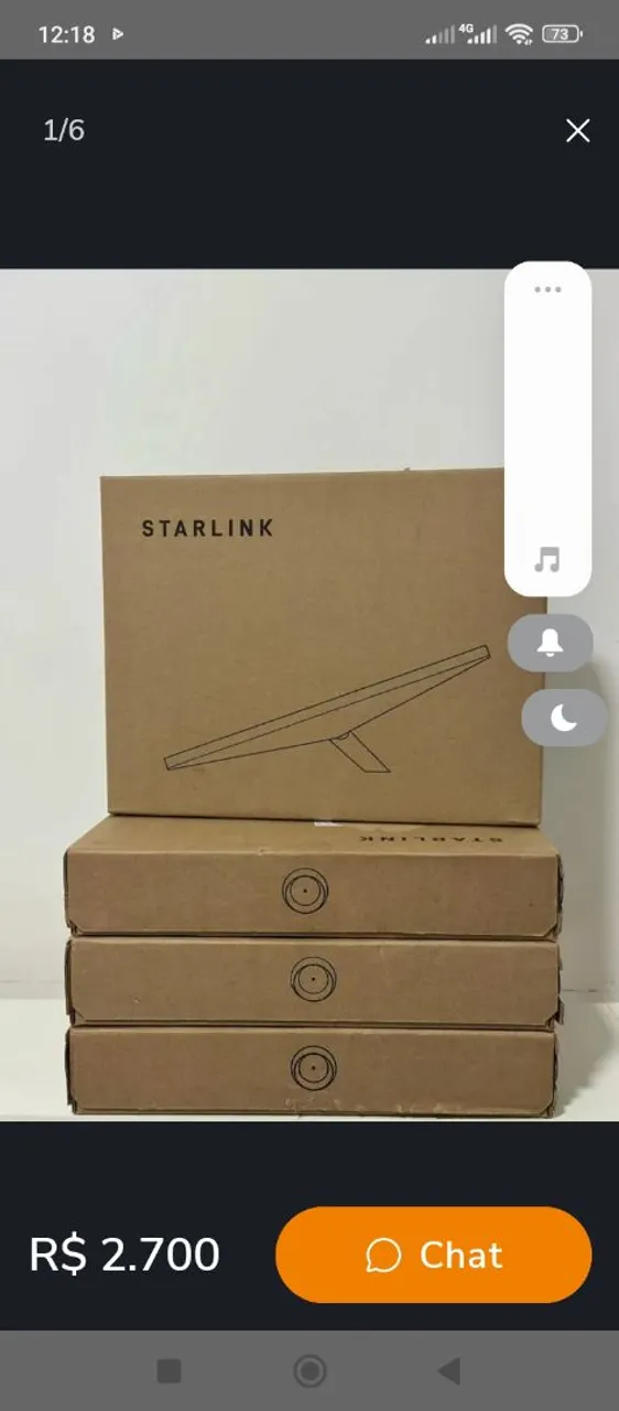 Antena Star link Mine