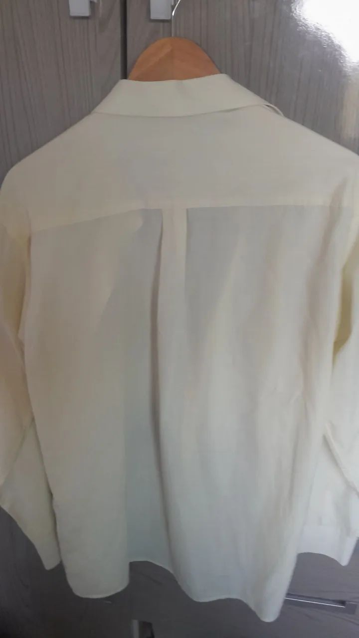 Camisa social amarela  - Foto 3