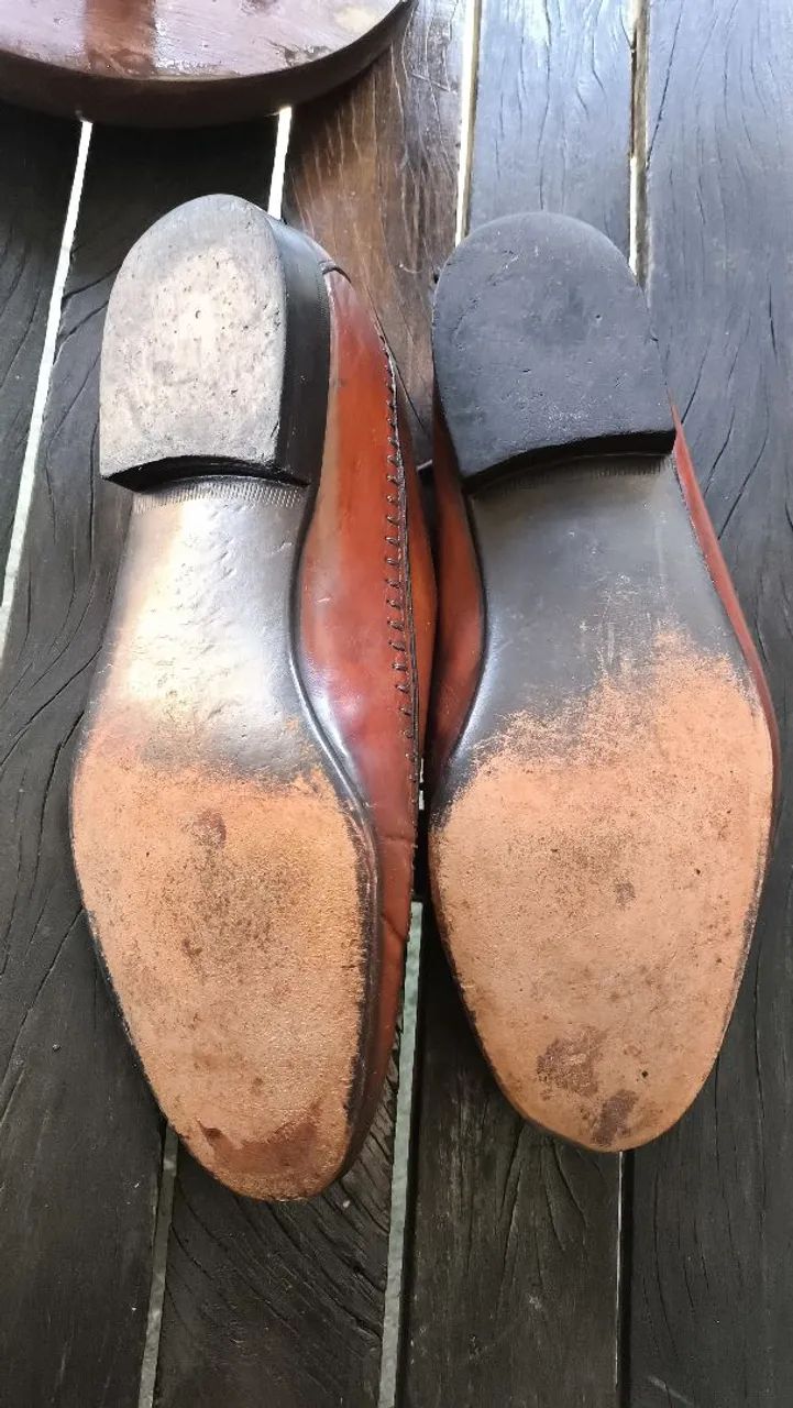 Sapatos Bally Masculinos - Couro Marrom - Foto 4