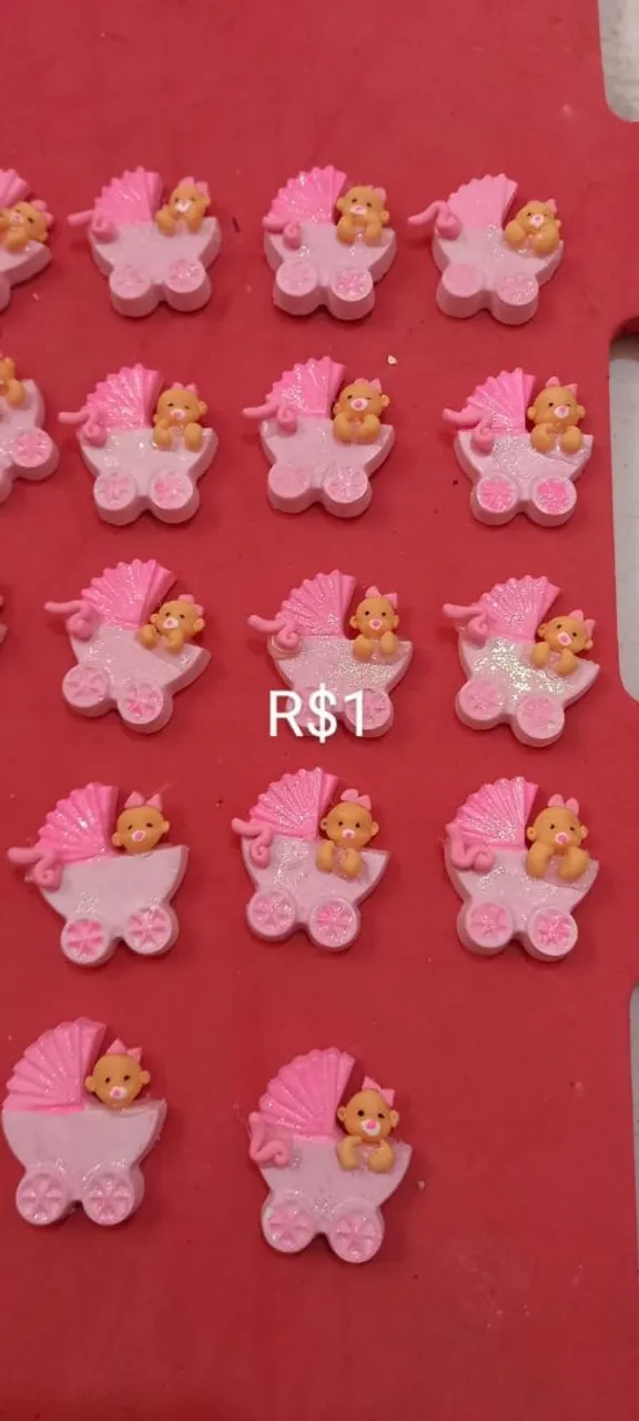 Enfeites Carrinho de Bebê - R$1