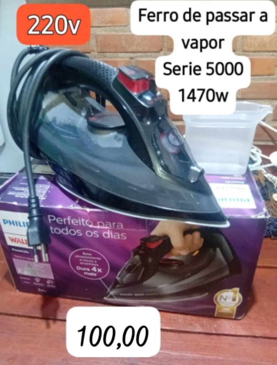 Ferro de Passar a Vapor Philips Serie 5000 - 220v