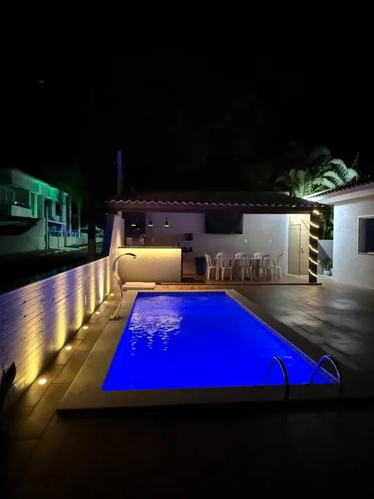 Casa Temporada com Piscina em Condomínio Fechado - Paraíso dos Lagos 