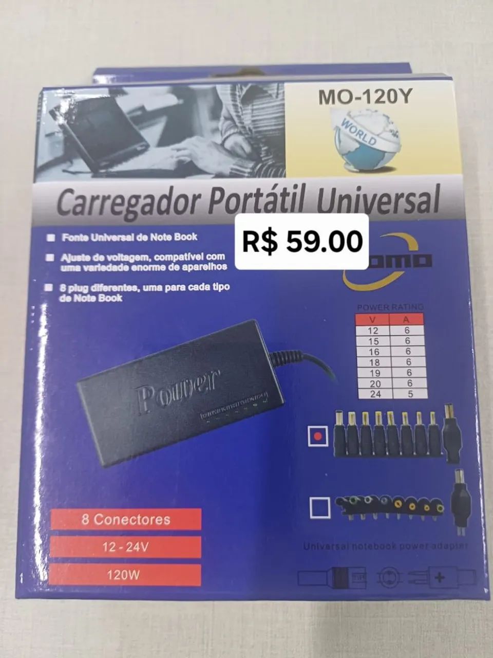 Carregador Portátil Universal MO-120Y
